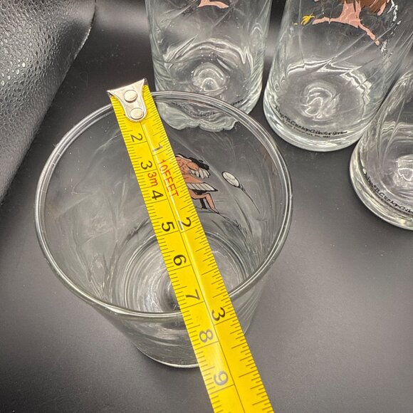 4 Vintage Arby’s Issue 1981 B. C. Ice Age collector glasses 16 Ounce - Picture 5 of 5